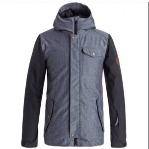 Quiksilver Youth Ridge Insulated Hooded Snow Jacket
